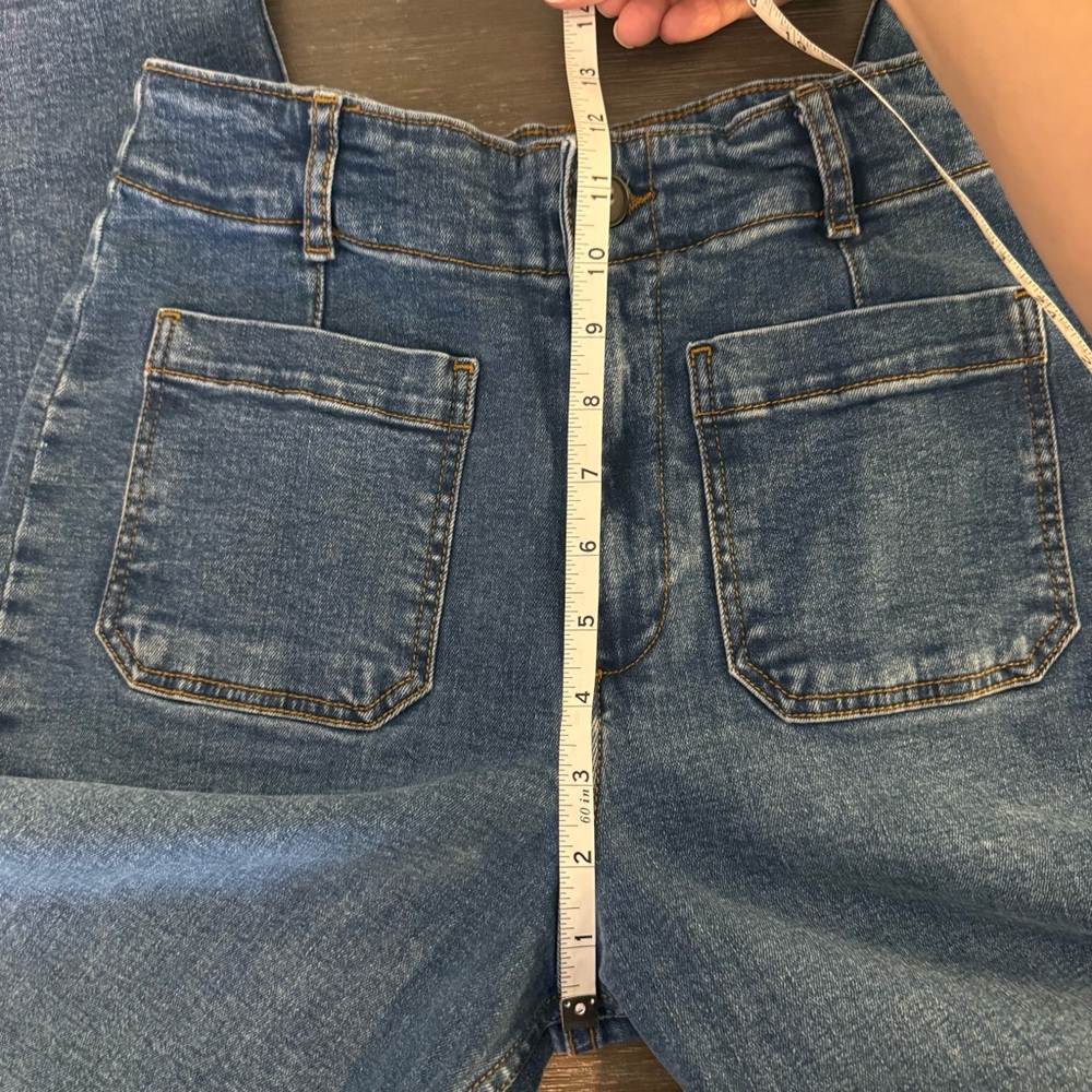 Bagatelle Women Wide Leg Jeans Size 28 Stretch High Waist - Picture 7 of 13